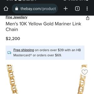 10k Italian gold mariner 20"